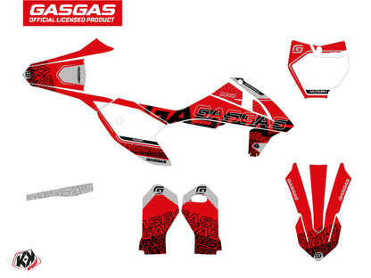 GASGAS MC 50 Dirt Bike Border Grafikset Schwarz