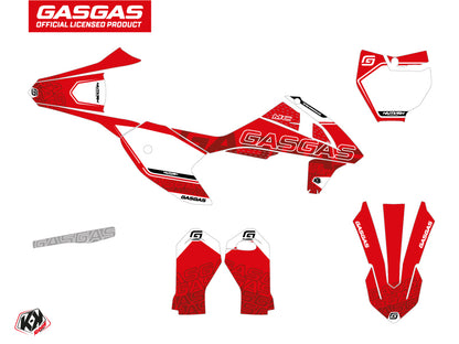 GASGAS MC 50 Dirt Bike Border Grafikset Rot