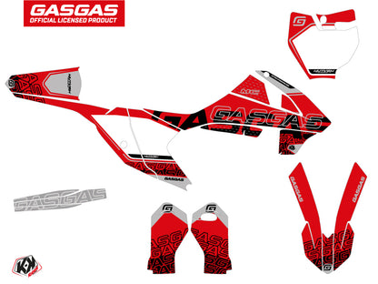 GASGAS MC 65 Dirt Bike Border Grafikset Schwarz