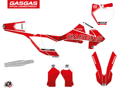 GASGAS MC 65 Dirt Bike Border Grafikset Rot