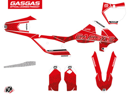 GASGAS MC 85 Dirt Bike Border Grafikset Rot