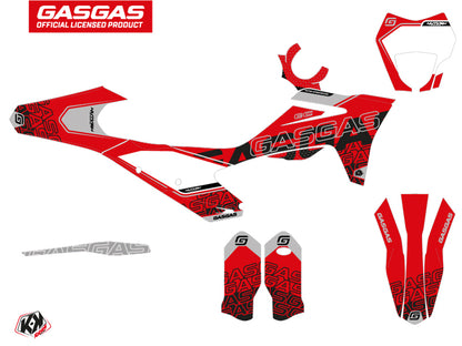 GASGAS EC Dirt Bike Border Grafikset Schwarz