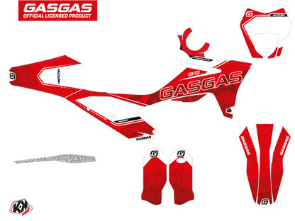 GASGAS EC Dirt Bike Border Grafikset Rot