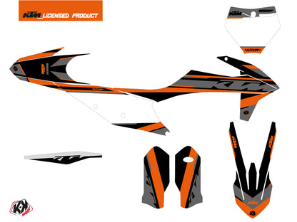 KTM 250 SX Dirt Bike Breakout Grafikkit Schwarz Orange
