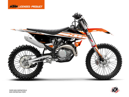 KTM 250 SXF Dirt Bike Breakout Graphic Kit Orange White