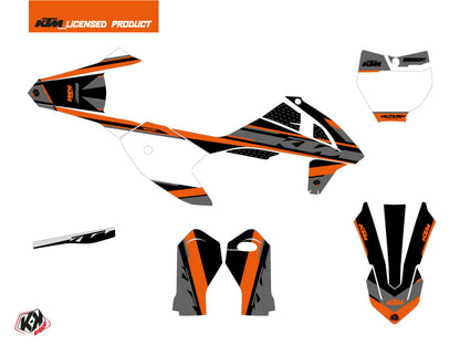 KTM 50 SX Dirt Bike Breakout Grafikkit Schwarz Orange