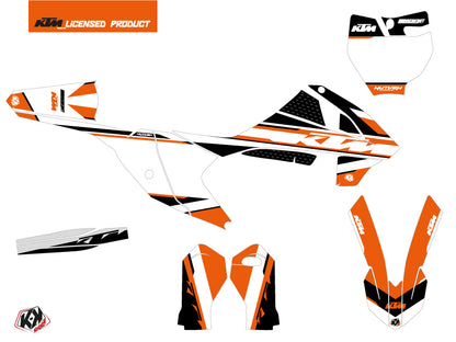 KTM 65 SX Dirt Bike Breakout Grafikkit Orange Weiß