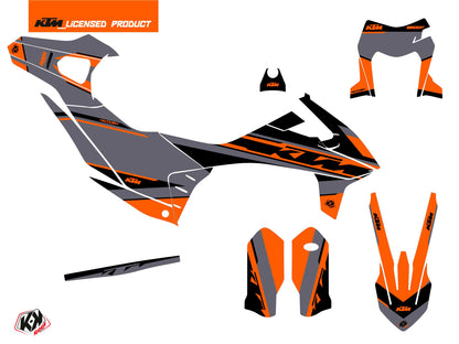 KTM 690 ENDURO R Dirt Bike Breakout Grafikkit Grau