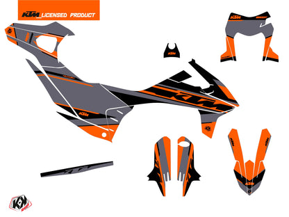 KTM 690 SMC R Street Bike Breakout Grafikkit Grau