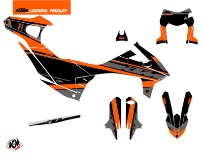 KTM 690 SMC R Street Bike Breakout Grafikkit Schwarz Orange