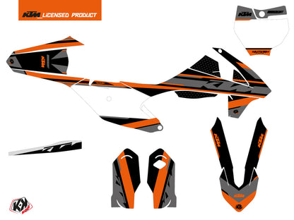 KTM 85 SX Dirt Bike Breakout Grafikkit Schwarz Orange