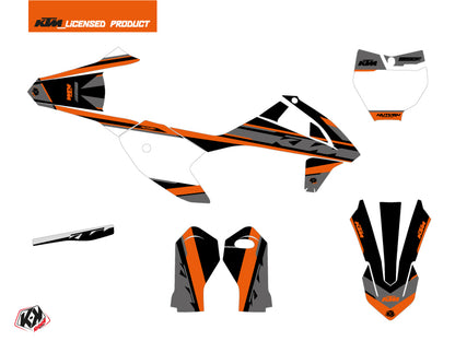 KTM SX-E 5 Dirt Bike Breakout Grafikkit Schwarz Orange