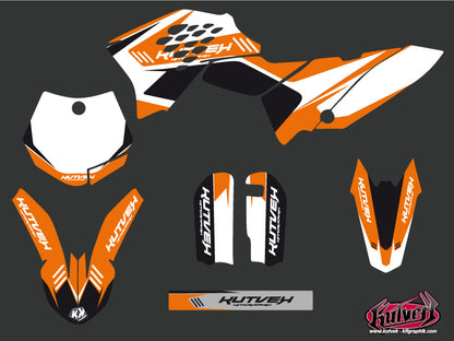 KTM 65 SX Dirt Bike Chrono Grafikkit Schwarz