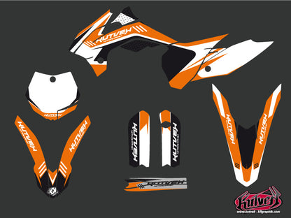KTM 85 SX Dirt Bike Chrono Grafikkit Schwarz