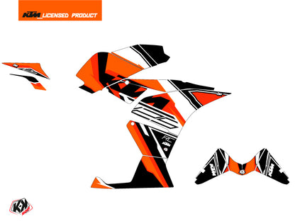 KTM 125 RC Street Bike Crux Grafikkit Orange