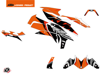 KTM Super Duke 1290 GT Street Bike Crux Grafikkit Orange