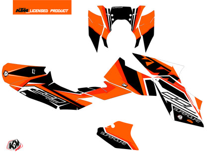 KTM Super Duke 990 R Straßenmotorrad Crux Grafikkit Orange