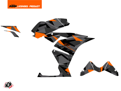 KTM 390 RC Street Bike Delta Grafik-Kit Schwarz Orange