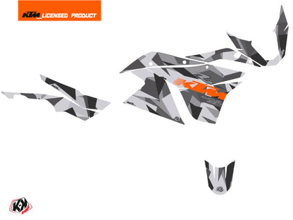 KTM 1190 Adventure R Street Bike Delta Graphic Kit Gray Orange