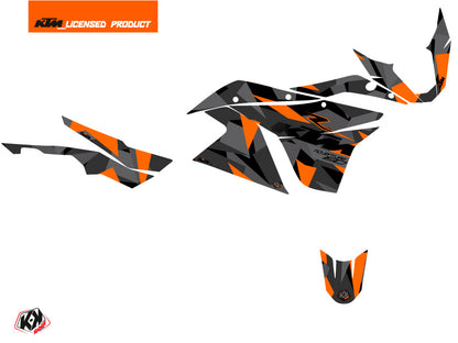 KTM 1190 Adventure R Straßenmotorrad Delta Grafik-Kit Schwarz Orange