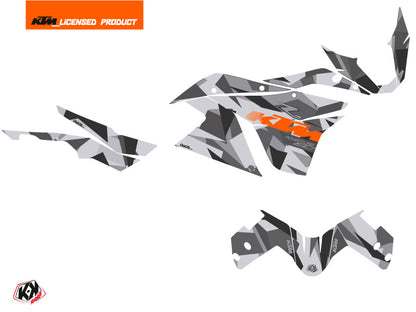 KTM 1190 Adventure Street Bike Delta Grafik-Kit Grau Orange