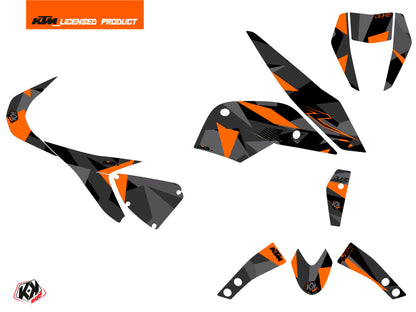 KTM Duke 690 Straßenmotorrad Delta Grafik-Kit Schwarz Orange