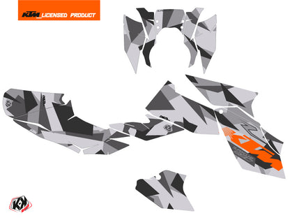 KTM Super Duke 990 R Straßenmotorrad Delta Grafik-Kit Grau Orange