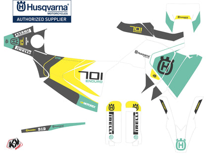 Husqvarna 701 Enduro LR Dirt Bike Discovery Grafikset Grün