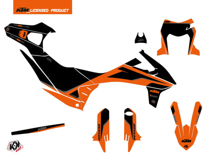 KTM 690 SMC R Dirt Bike DNA Grafikkit Orange