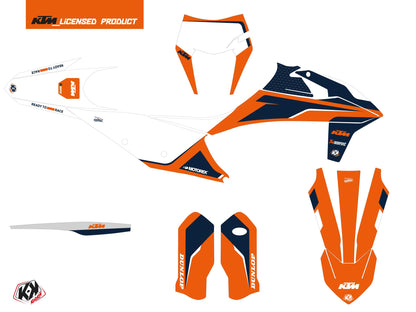 KTM EXC-EXCF Dirt Bike DNA Grafikkit Blau