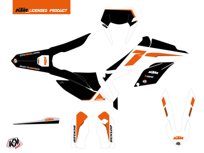 KTM 250 FREERIDE Dirt Bike DNA Grafikkit Weiß