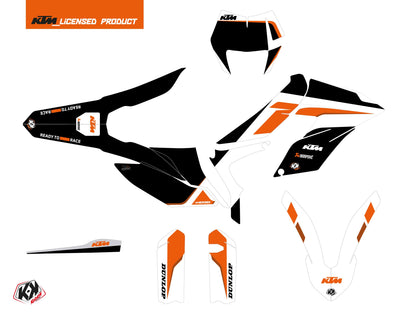 KTM 350 FREERIDE Dirt Bike DNA Grafikkit Weiß