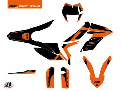 KTM 350 FREERIDE Dirt Bike DNA Grafikkit Orange