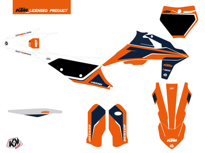 KTM 125 SX Dirt Bike DNA Grafikkit Blau