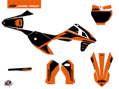 KTM 50 SX Dirt Bike DNA Grafikkit Orange