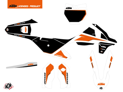KTM 85 SX Dirt Bike DNA Grafikkit Weiß