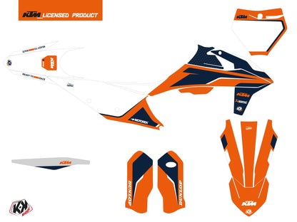 KTM 450 SXF Dirt Bike DNA Grafikkit Blau