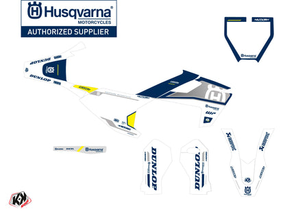 Husqvarna EE-5 Dirt Bike D-SKT Grafikkit Blau