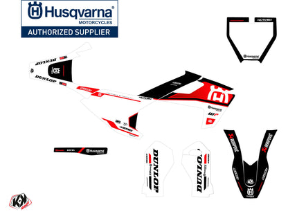 Husqvarna EE-5 Dirt Bike D-SKT Grafikkit Rot