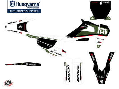 Husqvarna FC 250 Dirt Bike D-SKT Grafikkit Khaki