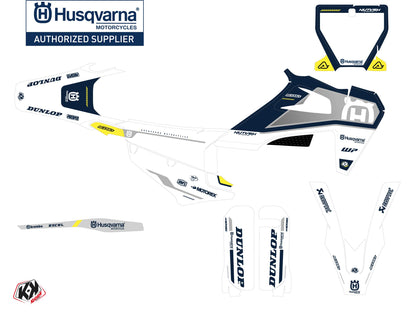 Husqvarna FC 350 Dirt Bike D-SKT Grafikkit Blau
