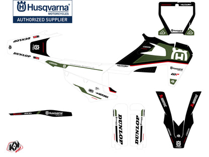 Husqvarna FC 350 Dirt Bike D-SKT Grafikkit Khaki