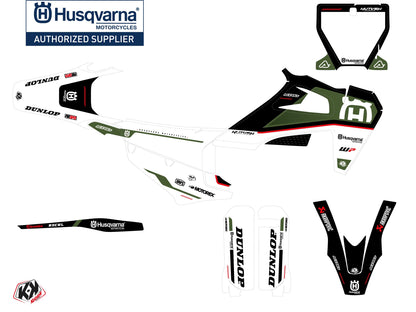 Husqvarna 450 FS Dirt Bike D-SKT Grafikkit Khaki