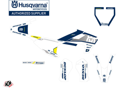 Husqvarna TC 50 Dirt Bike D-SKT Grafikkit Blau