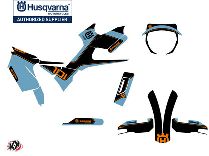 Husqvarna Svartpilen 701 Street Bike Dusk Graphic Kit Blau Schwarz