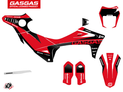 GASGAS ES 700 Dirt Bike Dynamik Grafik-Kit Schwarz