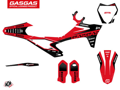 GASGAS ECF Dirt Bike Dynamik Grafik-Kit Schwarz