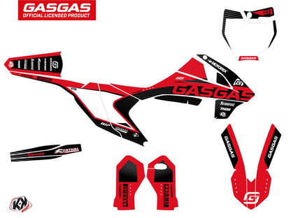 GASGAS MC 65 Dirt Bike Dynamik Grafik-Kit Schwarz
