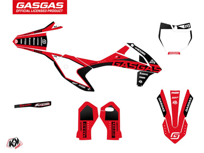 GASGAS MC-E 5 Dirt Dynamik Flash Grafik-Kit Schwarz