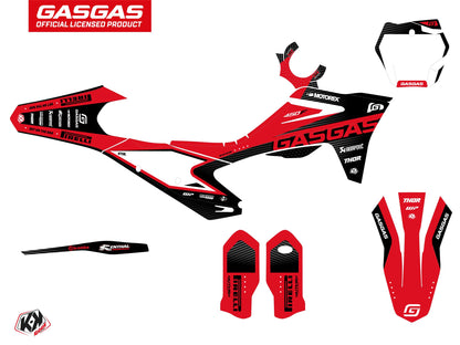 GASGAS MCF 450 Dirt Bike Dynamik Grafik-Kit Schwarz